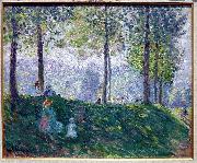 Henri Lebasque Prints An afternoon in the park oil painting artist